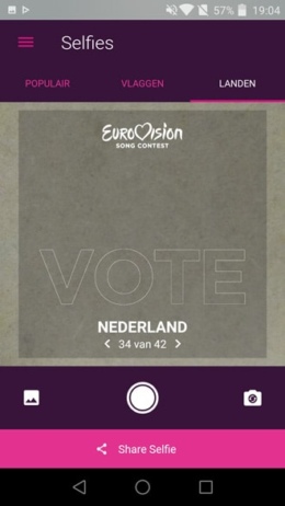 Eurovisie Songfestival app 2016