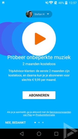 TripAdvisor Google Play Music