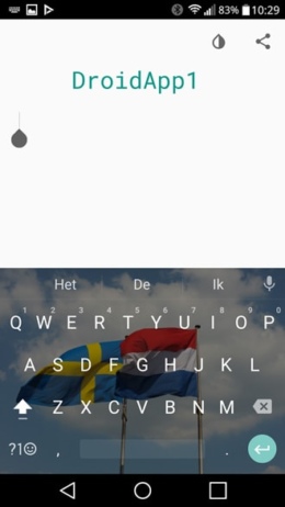 Google Toetsenbord thema