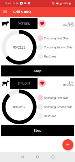 Grill and Barbecue Timer app