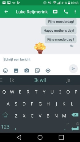 Hangouts Moederdag