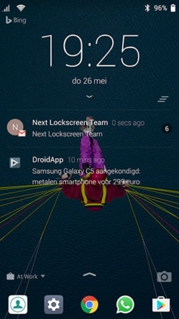 Microsoft Next Lock Screen