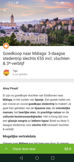 VakantiePiraten app