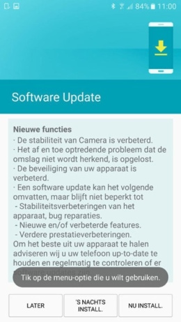 Galaxy S7 update G930FXXU1ADP1