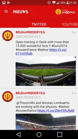 Belgian Red Devils app