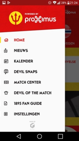 Belgian Red Devils app