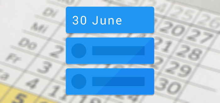 Calendar Widget Agenda: nieuwe strakke kalender op je homescreen
