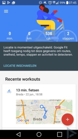 Google Fit 1.57