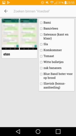 Google Keep categorie