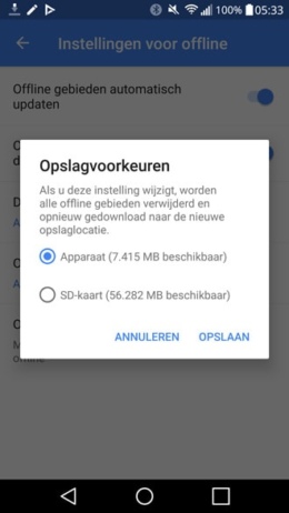 Google Maps 9.31 SD-kaart