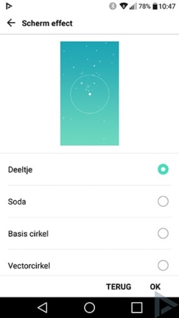 LG G5 scherm effect