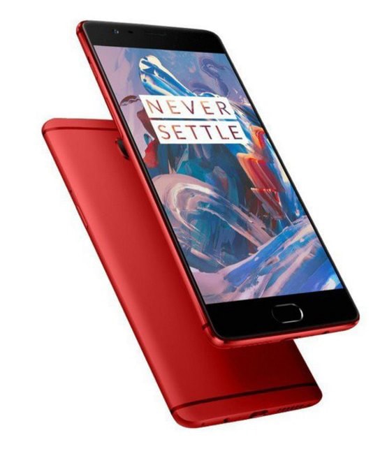 OnePlus 3 rood