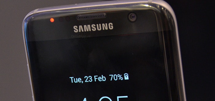 Samsung Galaxy S8 Edge: optische vingerafdrukherkenning en nieuwe informatie