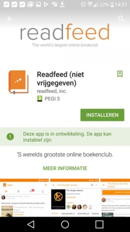 Google Play Store Vroegtijdige toegang