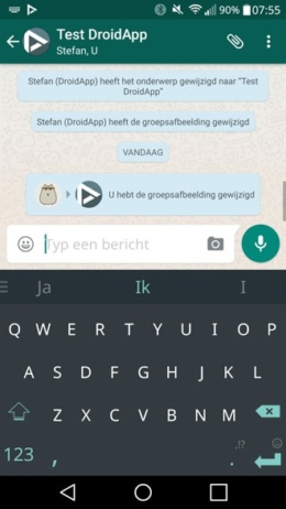 WhatsApp groepsafbeelding