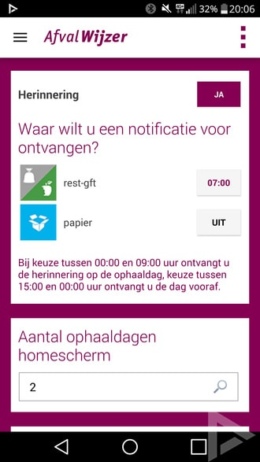 AfvalWijzer app