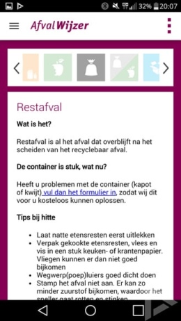 AfvalWijzer app