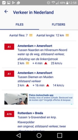 Buienradar verkeersinformatie