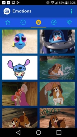 Disney GIF app