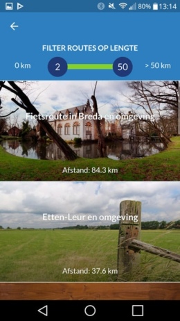 Fietsnetwerk app