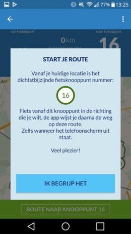 Fietsnetwerk app