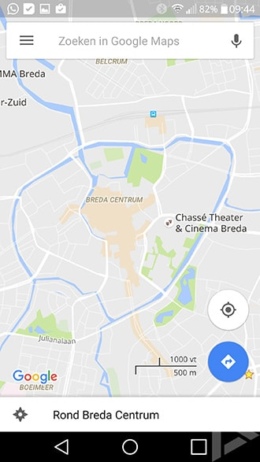 Google Maps hotspot
