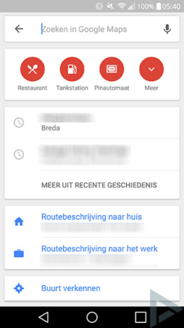 Google Maps icoontjes