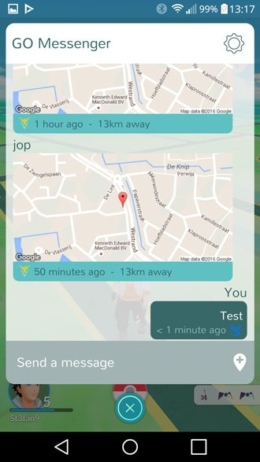 Messenger for Pokémon GO