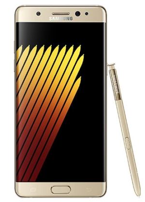 Samsung Galaxy Note7 goud