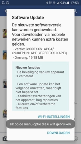 Samsung beveiligingsupdate juli