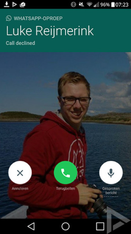 WhatsApp voicemail