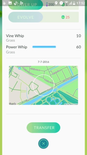 Pokémon GO transfer