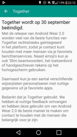 Android Wear Together