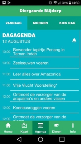 Blijdorp agenda app