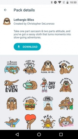 Google Allo Stickers