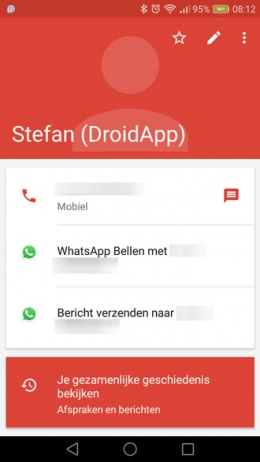 Google Contacten 1.5