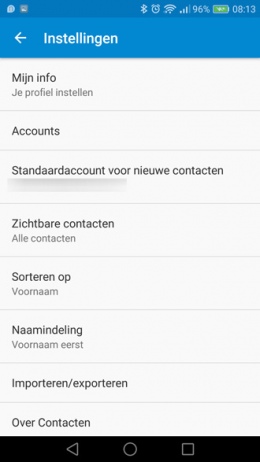 Google Contacten 1.5