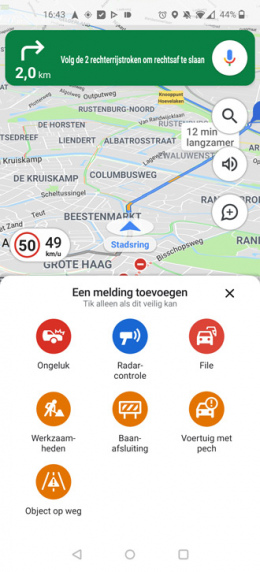 Google Maps melding toevoegen