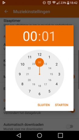 Google Play Music Sleep Timer