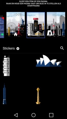 HTC Sense Home stickers