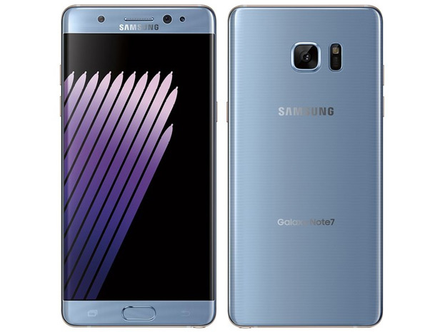 Samsung Galaxy Note7 blauw