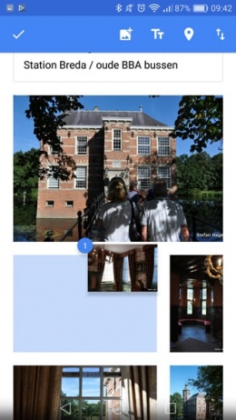 Google Foto's 2.0 albums sorteren