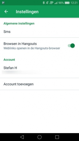 Google Hangouts 13.0 browser