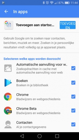 Google In apps