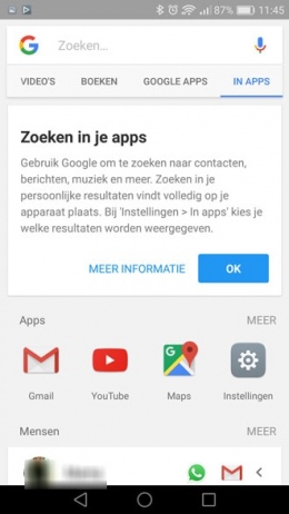Google In apps