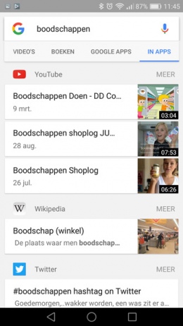 Google In apps