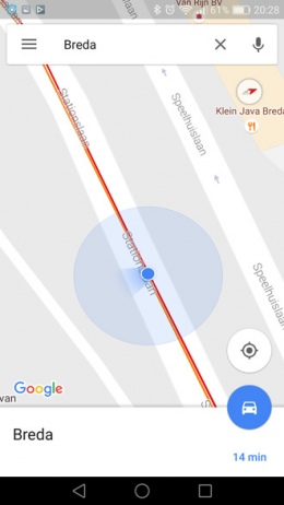 Google Maps indicator