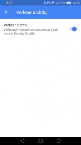 Google Maps verkeer dichtbij