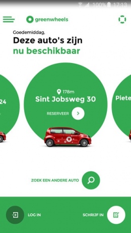Greenwheels app