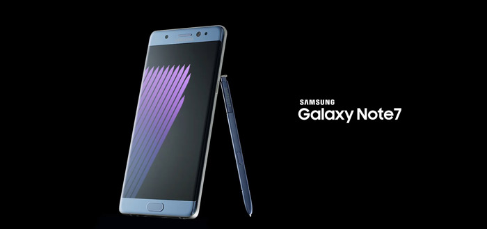 Samsung: “Galaxy Note7 moet eind november in Europa verkrijgbaar zijn”